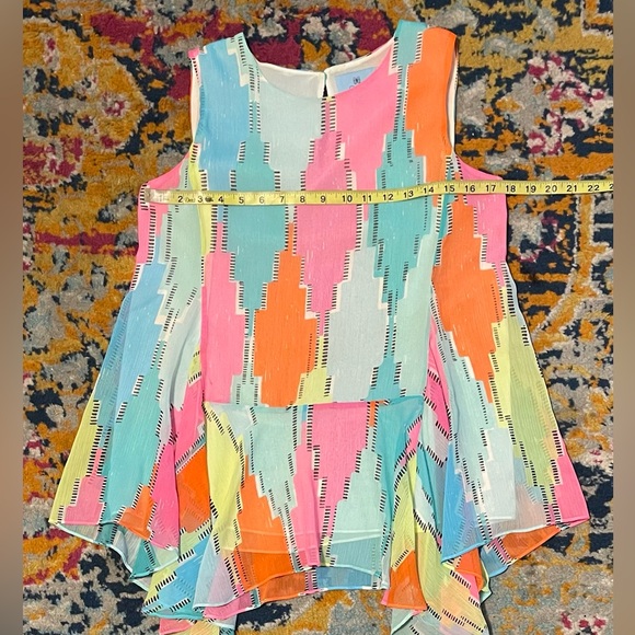 CeCe Colorful Tank Blouse 🥳 - Picture 3 of 5